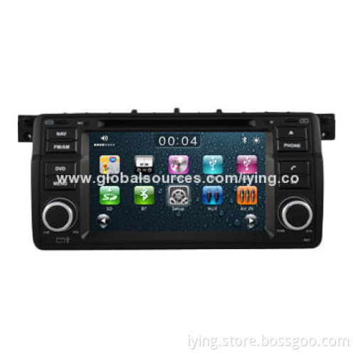 Auto radio car DVD for BMW E46 with 17-pin or 40-pin cable